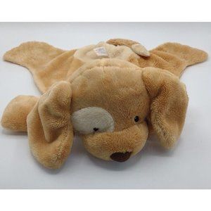 Baby Gund Tan Brown Spunky Puppy Dog Security Blanket Lovey plush Buddy Beige